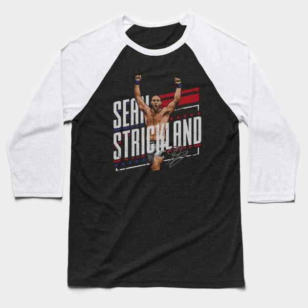 Sean Strickland Stars Baseball T-Shirt by ganisfarhan